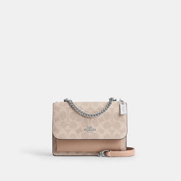 Mini Klare Crossbody Bag In Signature Canvas - Picture 1 of 3